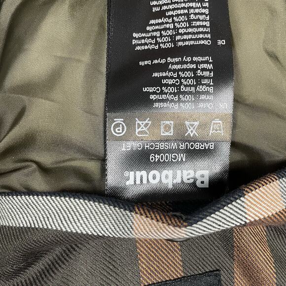 BARBOUR Wisbech Gilet Puffer Vest Men’s 2XL XXL Brick Red Outdoor Preppy Casual - Picture 12 of 14